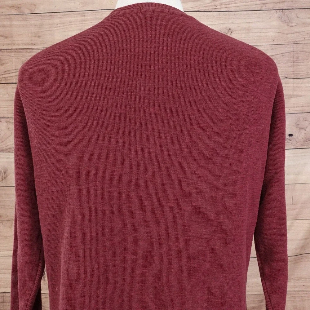 BANANA REPUBLIC RED CREW‎ NECK SWEATER MENS SIZE M MEDIUM